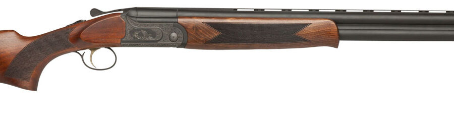 Dickinson LLC GW12B26P Green Wing  12 Gauge 2rd 3" 26" Vent Rib Barrel, Engraved Steel Receiver, Matte Black Metal Finish, Bead Front Sight, Wood Stock & Ejector