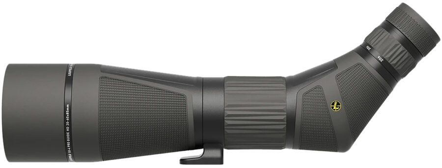 Leupold 177597 SX-4 Pro Guide HD 20-60x85mm Shadow Gray Armor Coated Angled Body