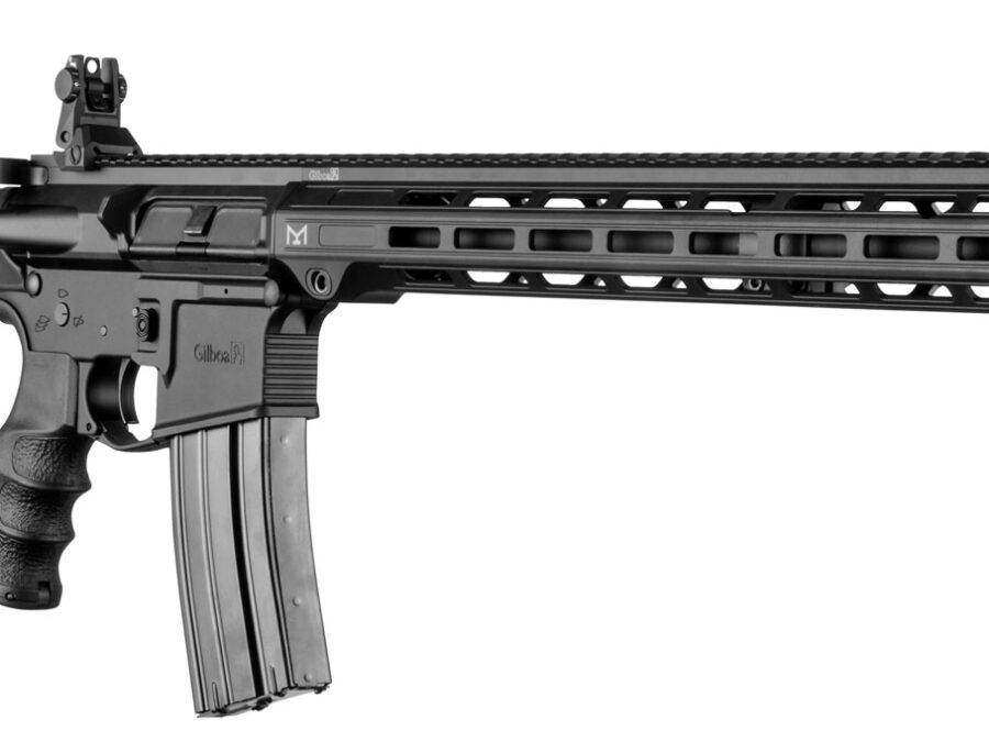 Gilboa G16556SAB Carbine  5.56x45mm NATO 30+1 16" Barrel, Nitride Finished Receiver & Bolt Carrier Group, Black Adjustable Stock, Black Polymer Grip