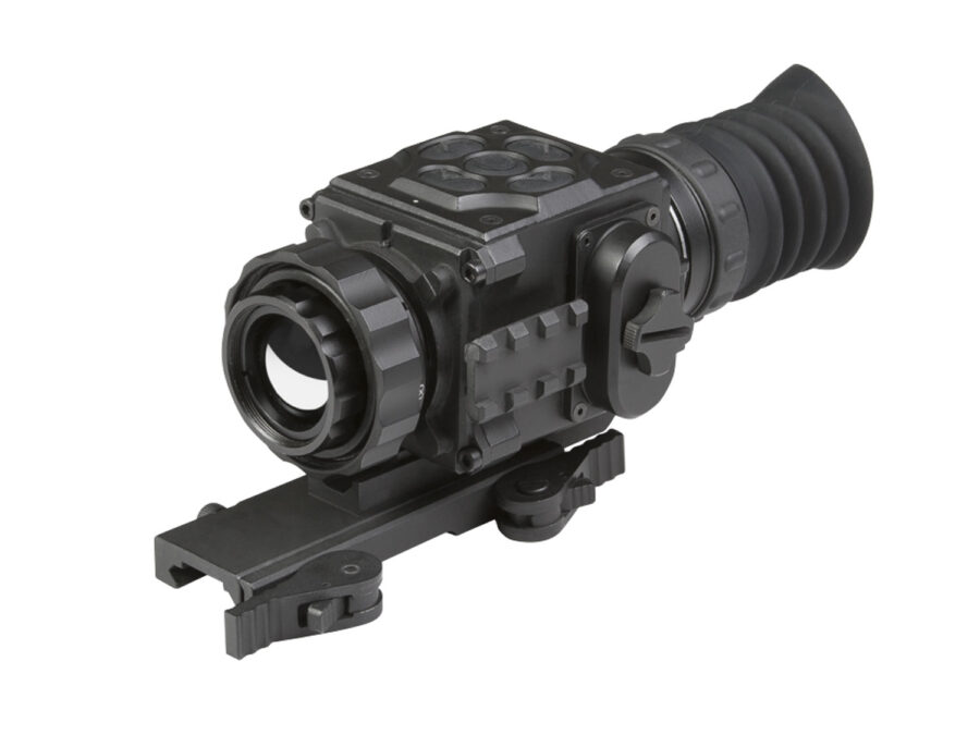 AGM Global Vision 3083455004SE21 Secutor TS25-384 Thermal Rifle Scope Black 1.2x 25mm Multi Reticle 384x288, 50Hz Resolution Zoom Digital 1x/2x/4x/PIP Features Rangefinder