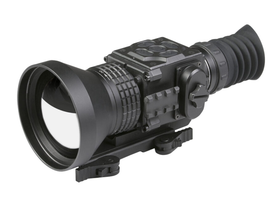 AGM Global Vision 3083455008SE71 Secutor T75-384 Thermal Rifle Scope Black 3.6x 75mm Multi Reticle 384x288, 50Hz Resolution Zoom Digital 1x/2x/4x/PIP Features Rangefinder