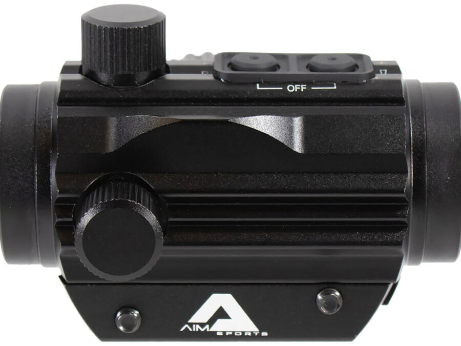 Aim Sports RD120PE Micro Dot  5 MOA Black Anodized 1x20mm Red/Green Dual Illuminated