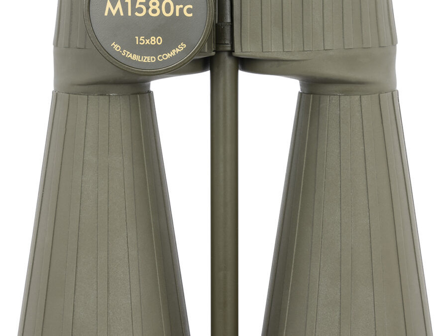 Steiner 2693 M1580 Reticle & Compass 15x80mm Range Finding Reticle Floating Prism Sports-Auto Focus, OD Green Makrolon w/Rubber Armor Features Compass