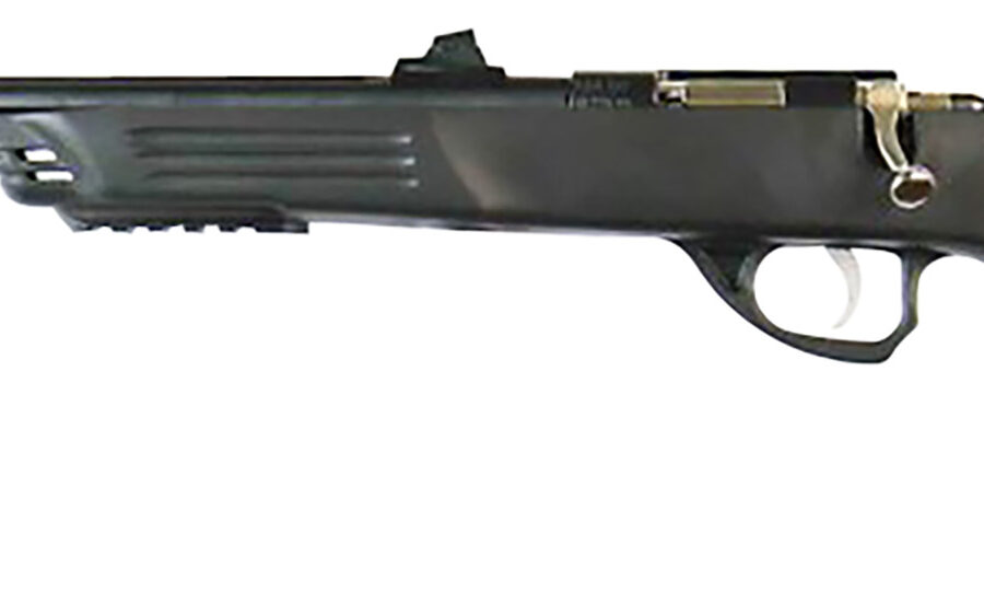 Crickett KSA793 Adult Pistol  22 WMR 1rd Blued Barrel 10.50" Blued Steel Threaded Barrel,  Black Synthetic Grips