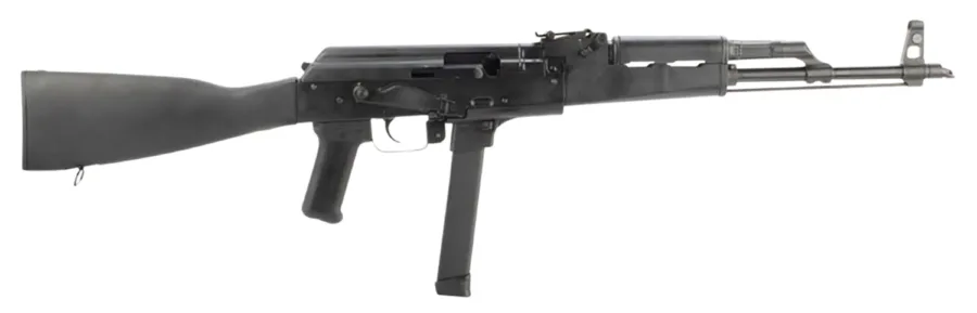 Century Arms RI4312N WASR  9mm Luger 33+1 17.50" Black Receiver Black Stock Black Polymer Grip Black Synthetic Grip Right Hand