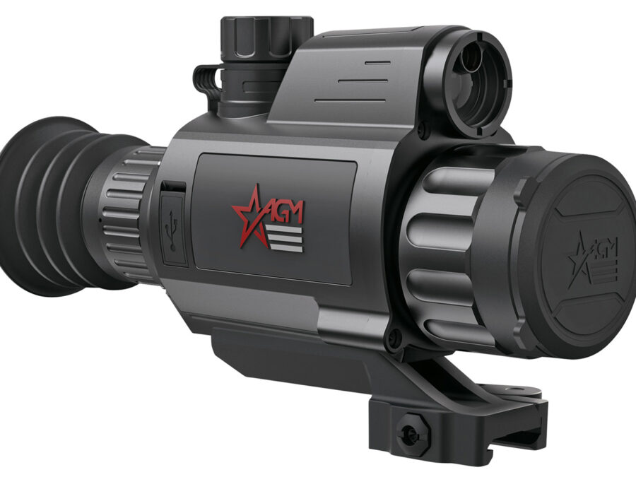 AGM Global Vision 3142455306RA51 Varmint LRF TS50-384 Thermal Hand Held/Mountable Scope Black 4-32x 50mm Multi Reticle 384x288, 50Hz Resolution Zoom Digital 1x/2x/4x/8x/PIP Features Laser Rangefinder