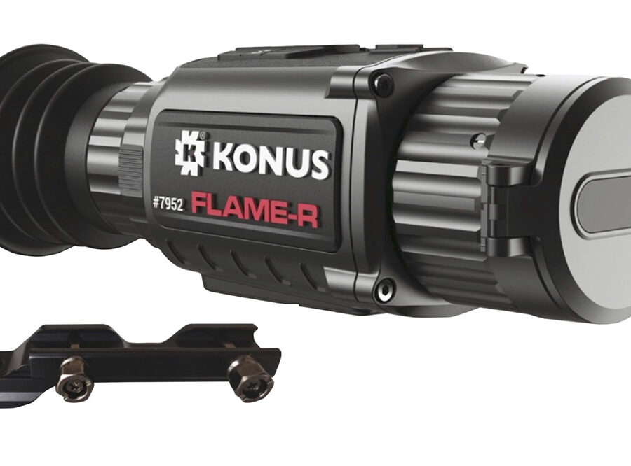 Konus 7952 Flame-R  Thermal Rifle Scope Hand Held/Mountable Scope Black 2.5-20x Multi Reticle 256x192 Resolution Zoom Digital 1x/2x/4x/8x
