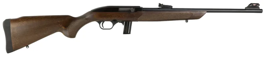 Rossi RS22L1811WD RS22 Full Size 22 LR 10+1 18" Matte Black Steel Barrel, Matte Black Receiver, Fixed Hardwood Stock