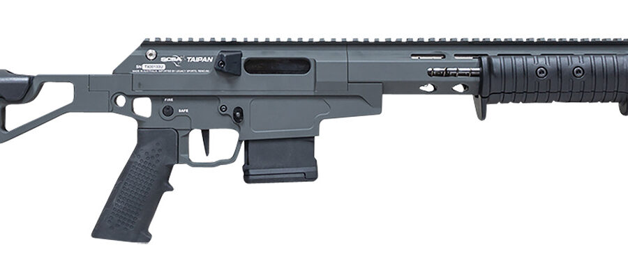 Citadel CITTPN223GRY Taipan X Pump Action 223 Wylde 10+1 16.50" Stainless Threaded, Dark Gray, M-Lok Handguard, Chassis with Skeletonized Stock, A2 Style Grip, Flat-Face Trigger