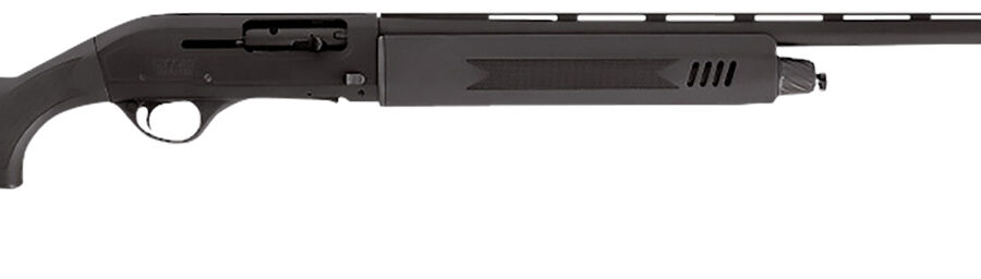 Escort HEPS41280501 PS  Full Size 410 Gauge Semi-Auto 3" 4+1 28" Black Vent Rib Barrel, Black Anodized Grooved Aluminum Receiver, Adjustable Black Synthetic Stock