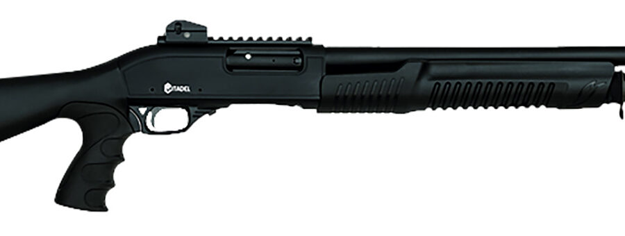 Citadel FRPATMB1220 PAT  12 Gauge Pump 3" 3+1 20" Black Steel Barrel, Black Picatinny Rail Steel Receiver, Fixed Black Synthetic Stock