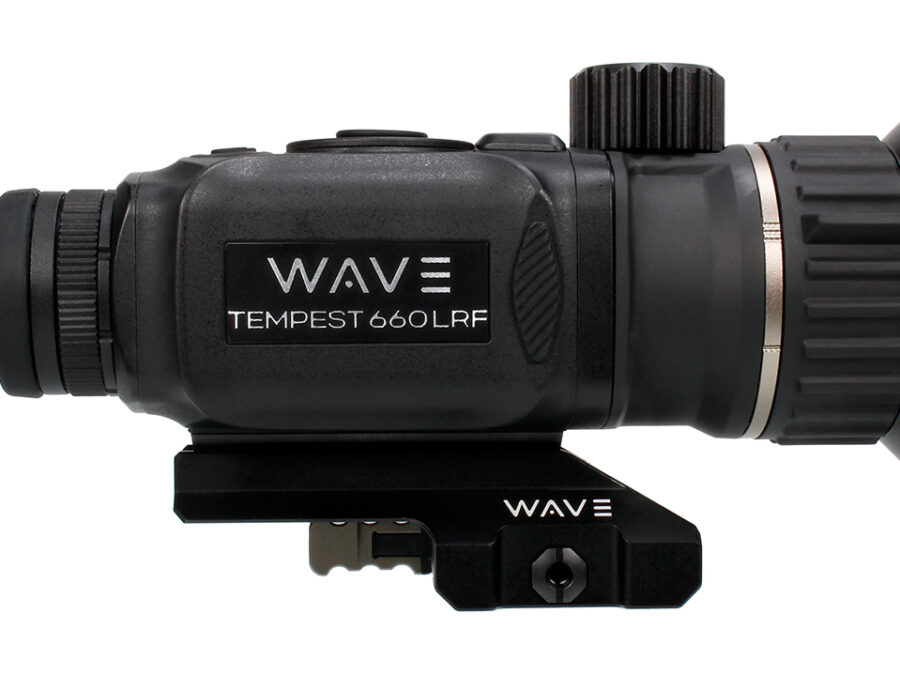 Wave WTS300 Tempest 660D LRF Thermal Black 3.4x60mm Illuminated Multi Reticle, Digital Zoom 13.6x Rapid/Smooth, 640x512, 12 Microns, 50 Hz Resolution