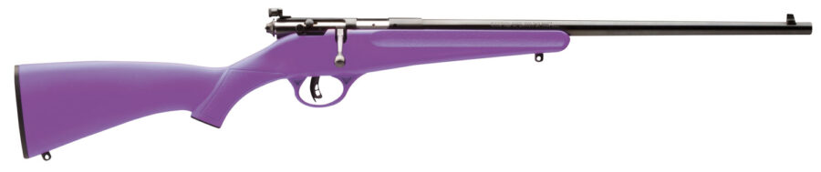 Savage Arms 13783 Rascal  Youth 22 LR 1rd 16.12" Matte Blued Barrel, Matte Blued Carbon Steel Receiver, Purple Synthetic Stock, Right Hand