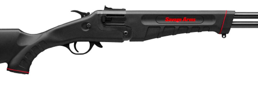 Savage Arms 22434 42 Takedown Compact 22 LR/410 Gauge 1rd 20" Satin Black Over/Under Barrel, Satin Black Carbon Steel Receiver, Matte Black Synthetic Fixed Stock, Ambidextrous