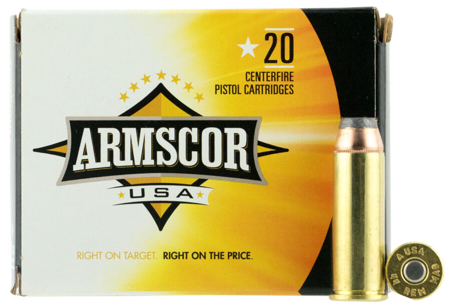 Armscor FAC44M2N USA  44Rem Mag 240gr Jacketed Hollow Point 20 Per Box/25 Case