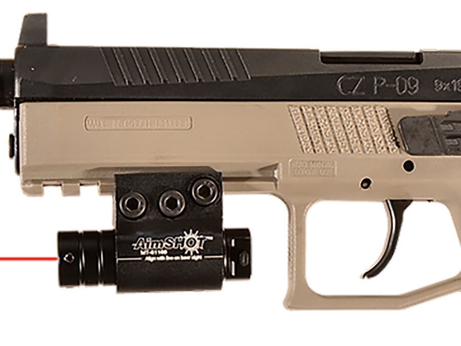 AimShot KT6132 Pistol Laser  Red Matte Black