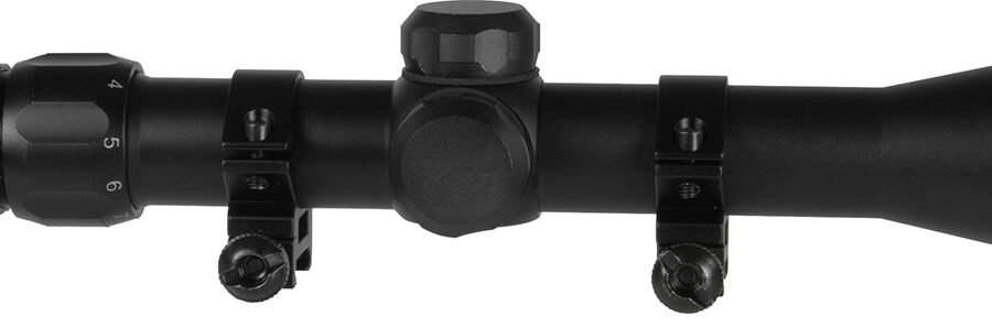 TruGlo TG-853940B Trushot  Black Anodized 3-9x40mm 1" Tube Duplex Reticle w/Rings
