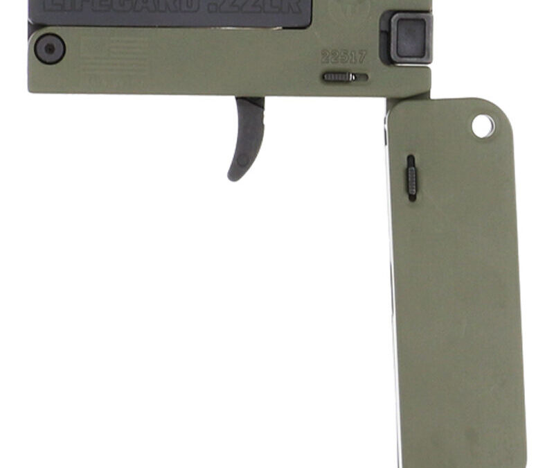 TBZR Lifecard 22lr Polymer handle OD Grn