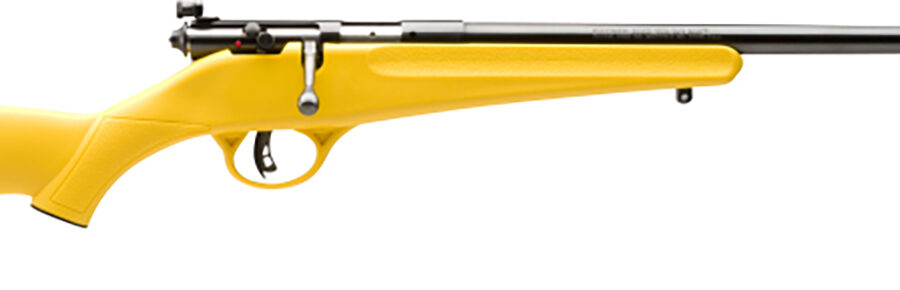 Savage Arms 13805 Rascal  Youth 22 LR 1rd 16.12" Blued Barrel, Blued Carbon Steel Receiver, Yellow Synthetic Stock, Right Hand