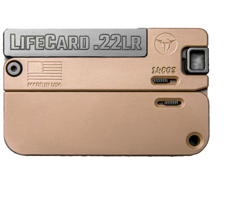 TBZR Lifecard 22lr Polymer handle Brown