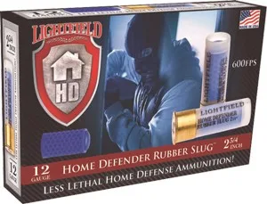 LIGHTFIELD 12GA 2.75" RUBBER - SLUG 5RD 10BX/CS