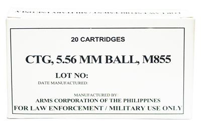 ARMSCOR 556NATO 62GR M855 20/1000