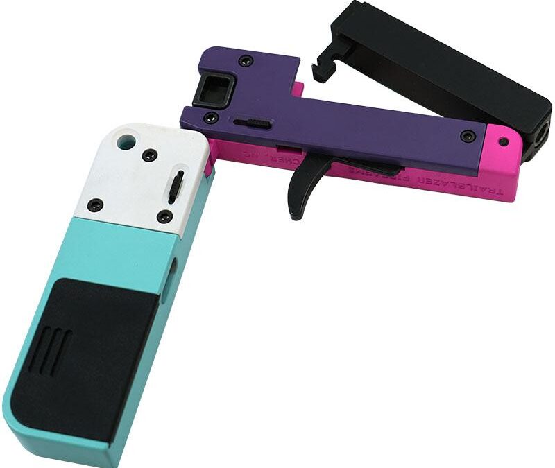 LifeCard Handgun .22 LR Single Shot 2.5" Barrel Confetti