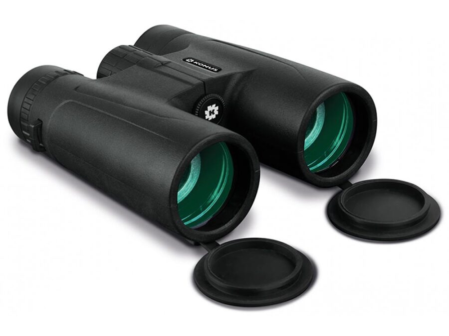 Konus Compact Binocular 10x42mm Black Rubber Roof Prism