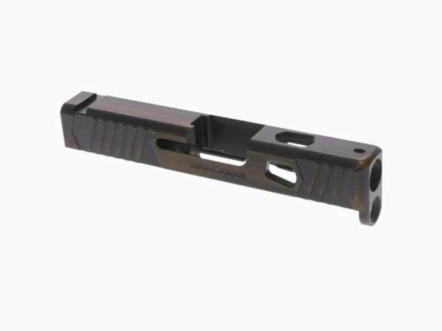 Rival Arms Faction Slide for Glock Models 43/43X - Battle Bronze