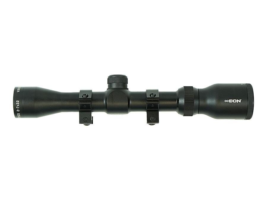Viridian EON Rifle Scope 2-7x32 R4 Black with Rings Retail Box