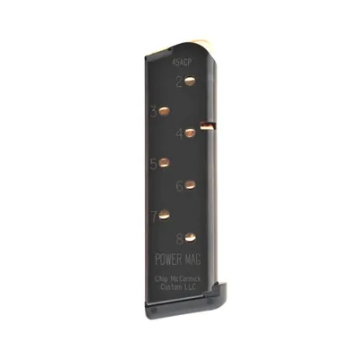 POWER MAGAZINE, 8-ROUND, BLACK