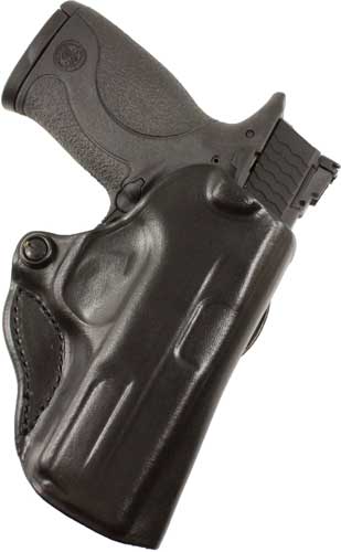 DESANTIS MINI SCABBARD HOLSTER - RH OWB LEATHER MOSBRG MC1SC B