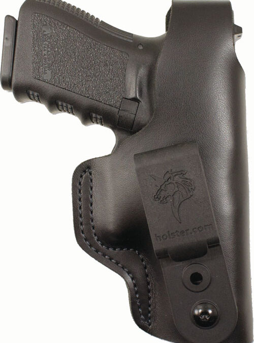 DESANTIS DUAL CARRY II HOLSTER - IWB/OWB RH LTHR GLK 1722 BLK