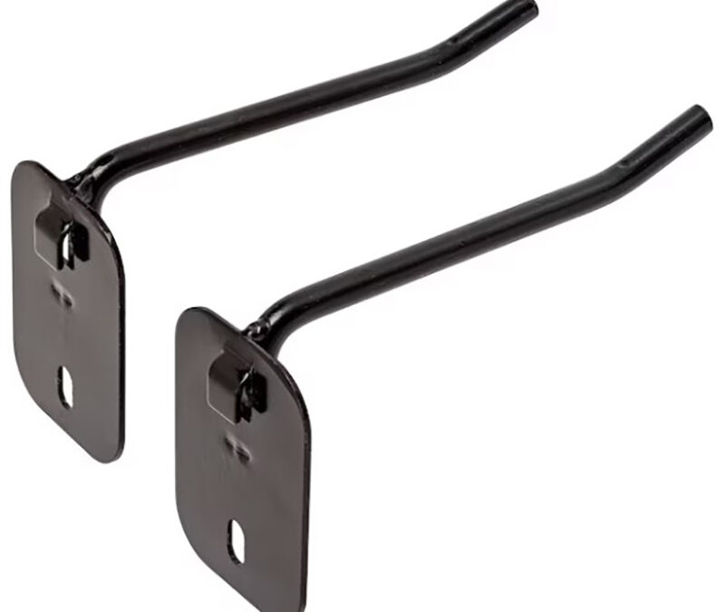 SQUARE-LOK 4" SINGLE PEG HOOK 2 PK
