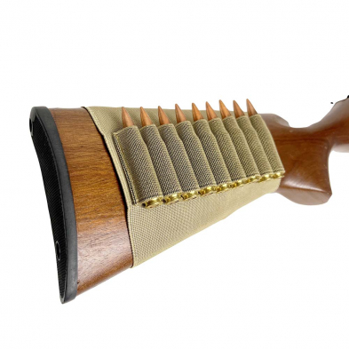 Vism Rifle Stock Cartridge Pouch Tan