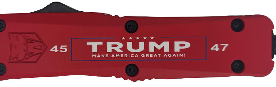 Cobratec Trump 45/47 OTF 3" MAGA/USA Flag