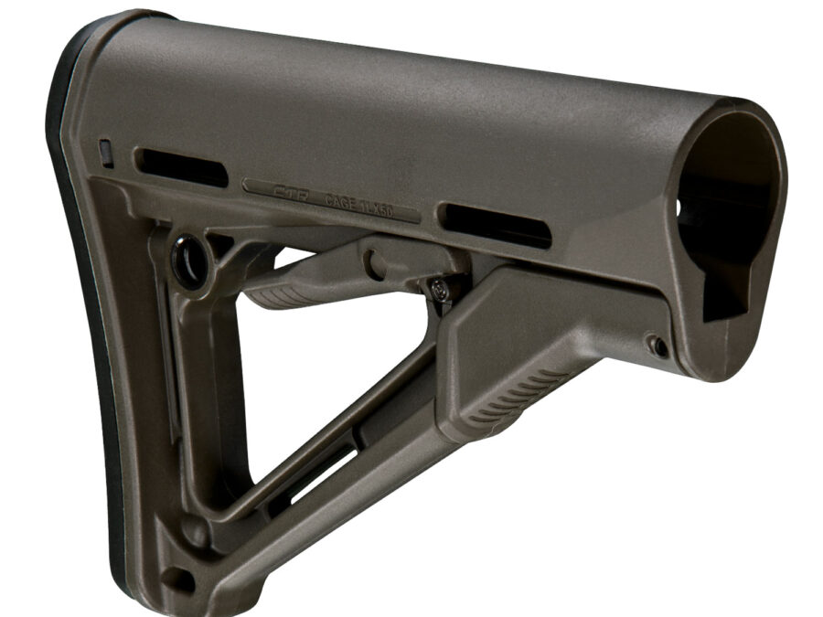 Magpul MAG310-ODG CTR Carbine Stock OD Green Synthetic for AR-15, M16, M4 with Mil-Spec Tube (Tube Not Included)
