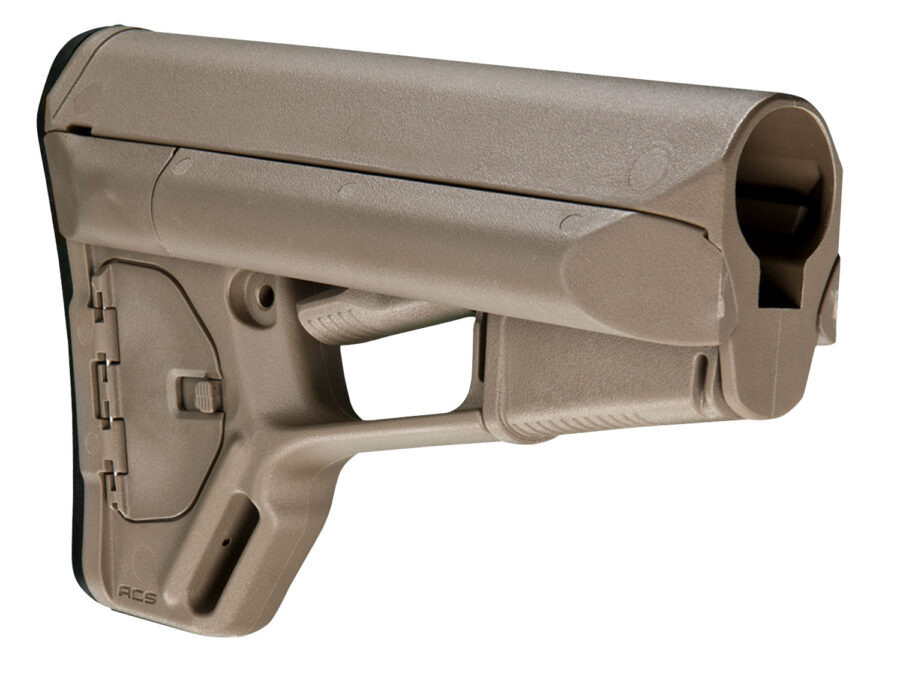 Magpul MAG370-FDE ACS Carbine Stock Flat Dark Earth Synthetic for AR-15, M16, M4 with Mil-Spec Tube (Tube Not Included)