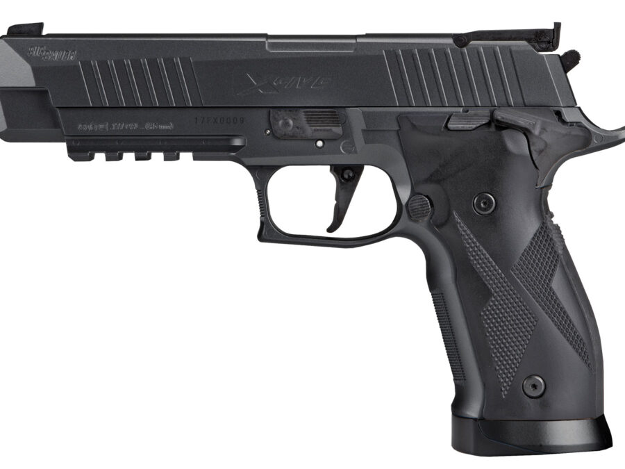 Sig Sauer Airguns AIRX5177BLK P226 X-Five Air Pistol CO2 177 Pellet 20+1 4.50" Black Polymer Grips