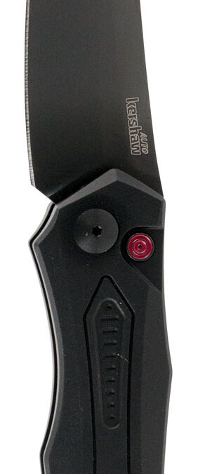 Kershaw 7800BLK Launch 6 3.75" Folding Drop Point Plain Black DLC CPM 154 SS Blade Black Anodized Aluminum Handle Includes Pocket Clip