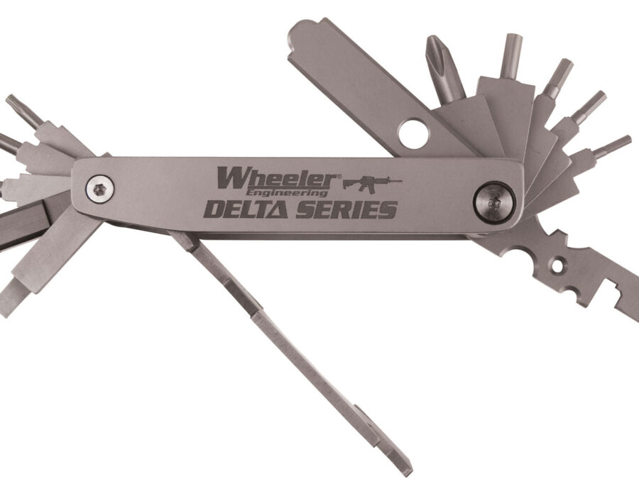 Wheeler 1078948 Delta Series Compact Multi-Tool Silver Folding Stainless Steel AR Platform