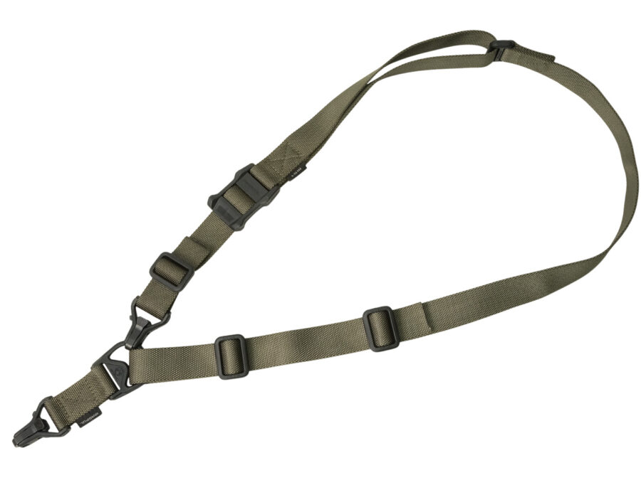 Magpul MAG514RGR MS3 Gen2 Sling Ranger Green Nylon 48"-60" OAL Adjustable One-Two Point Rifle