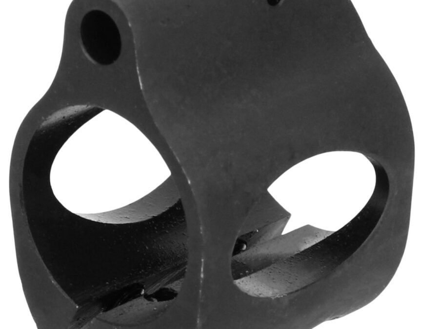 TacFire MAR001CO Clamp On Low Profile Gas Block .750" Diameter Steel Black Parkerized