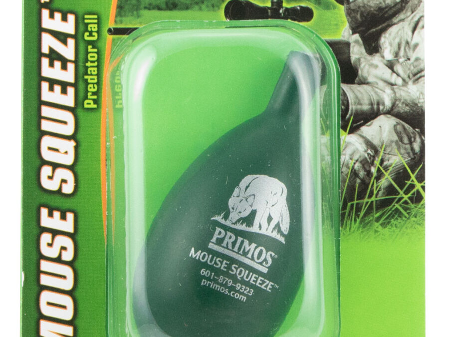 Primos 304 Mouse Squeeze  Mouse/Rodent Sounds Attracts Predators Green Rubber