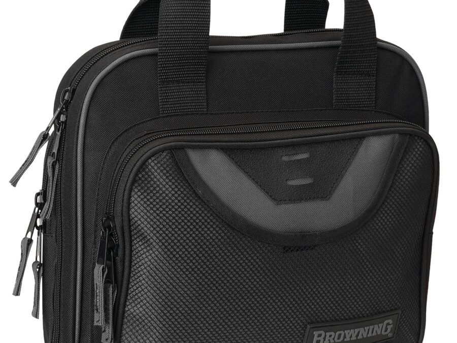 Browning 12902099 Crossfire Double Black/Gray 600D Polyester Holds 2 Handguns