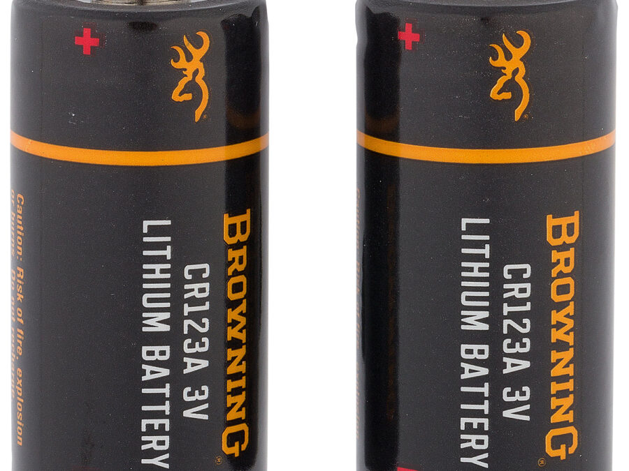 Browning 3742000 CR123A Lithium Batteries  3 Volt 1 (2 PK)