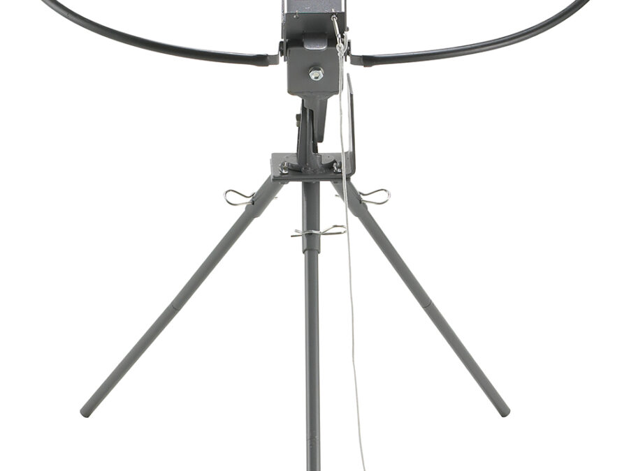 Champion Targets 40906 SKYBird 3/4 Cock Trap w/Tri-Pod Stand Silver Manual Cocking Single
