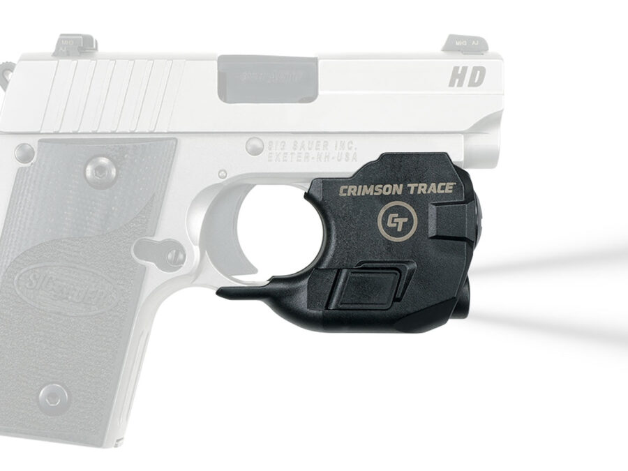 Crimson Trace 0183201 LTG-776 For Sig Sauer P238 & P938 Lightguard Black Anodized 110 Lumens White LED Light