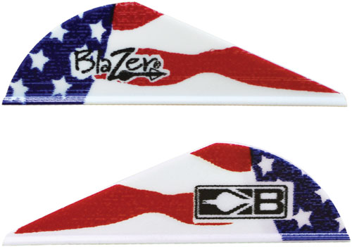 BOHNING BLAZER VANES TRUE - COLOR 2" AMERICAN FLAG 36PK