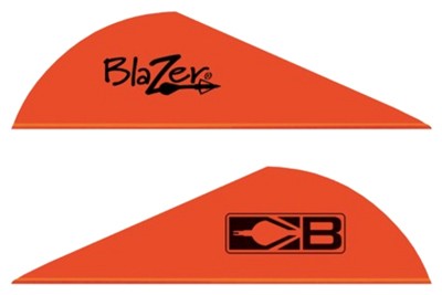 BOHNING BLAZER VANES - 2" SOLID NEON RED 36PK